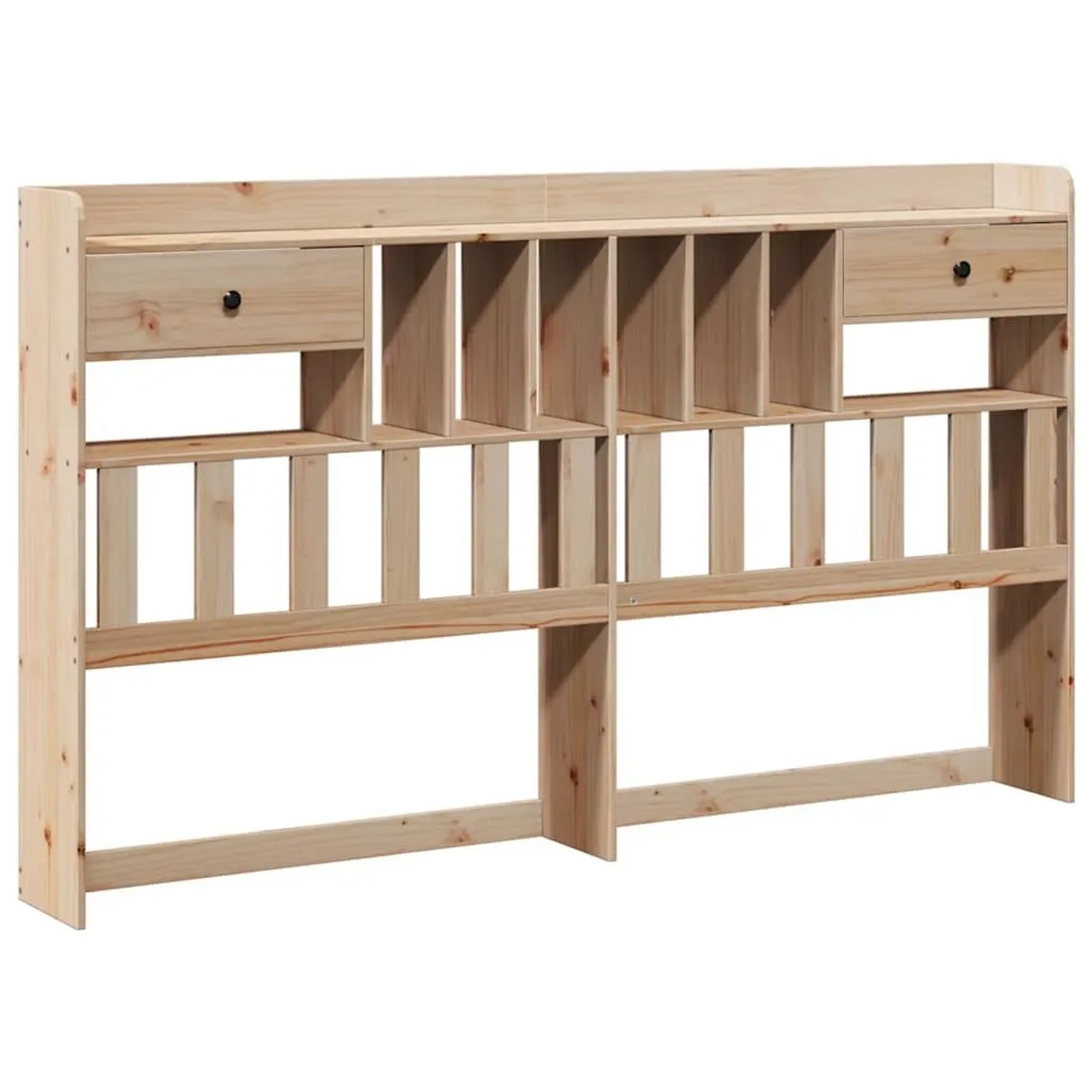 vidaXL Kopfteil mit Stauraum 180 cm Massivholz Kiefer 855502