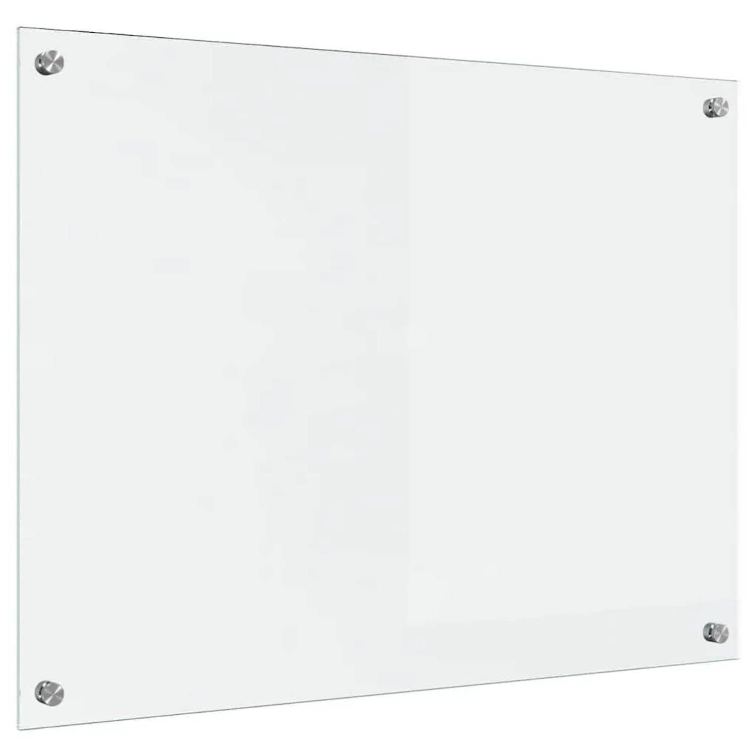 vidaXL Küchenrückwand Transparent 80 x 60 cm Gehärtetes Glas 42018025