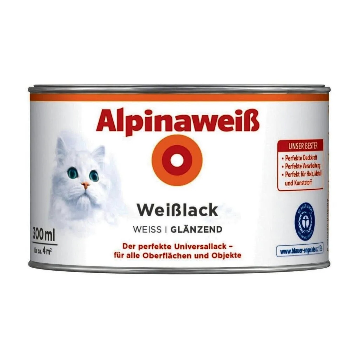 Alpinaweiß Weißlack glänzend 300 ml