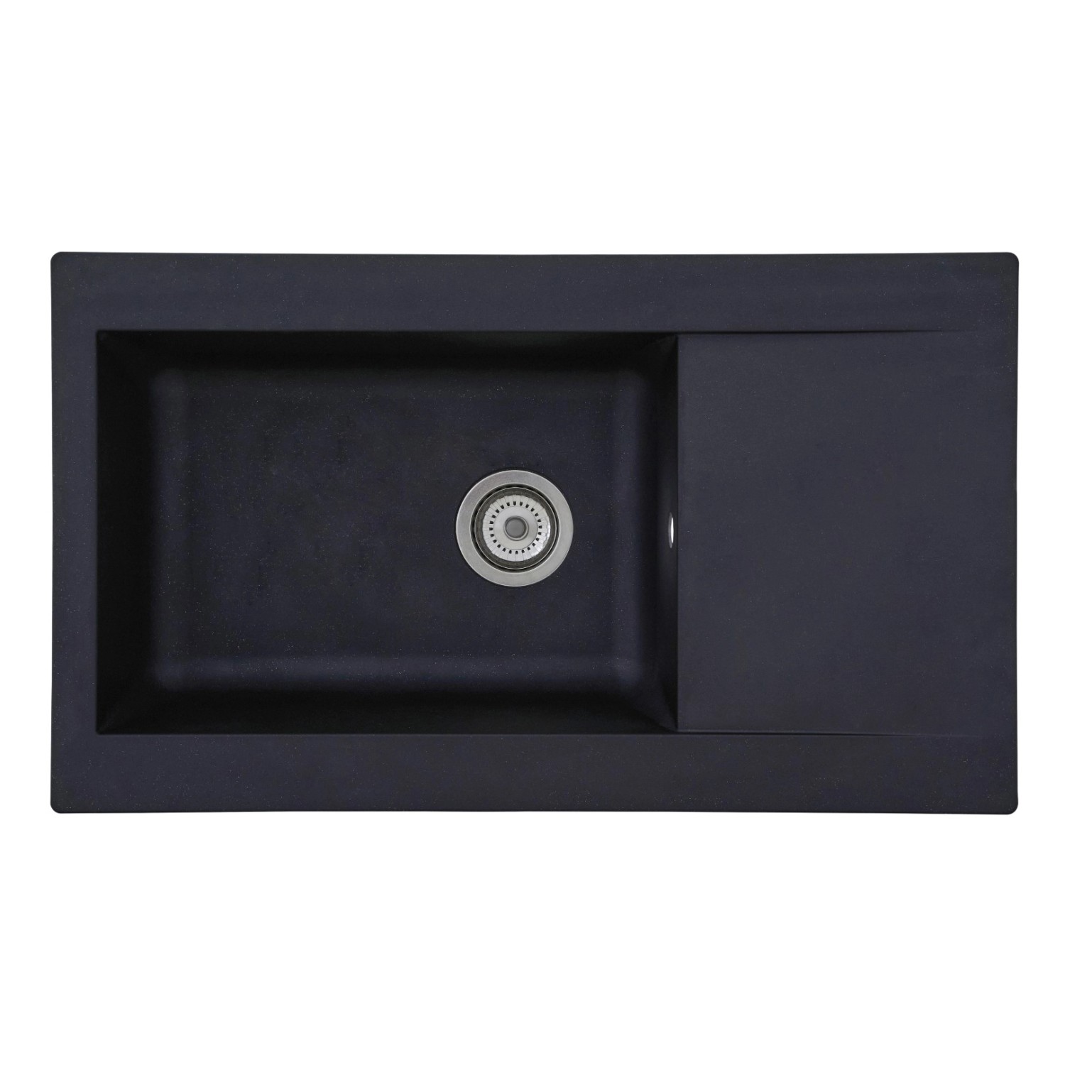 Respekta Mineralite Einbauspüle Denver 86 x 50 cm Schwarz kaufen  