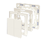 Shelly Vierfachschalter BLU Wall Switch 4, Stand Alone, Weiß, Hausautomation, Detailansicht