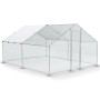 Juskys Freilaufgehege HLS25T 3x4x2m: Verzinkter, begehbarer Laufstall mit Plane für Kleintiere und Pflanzen.
