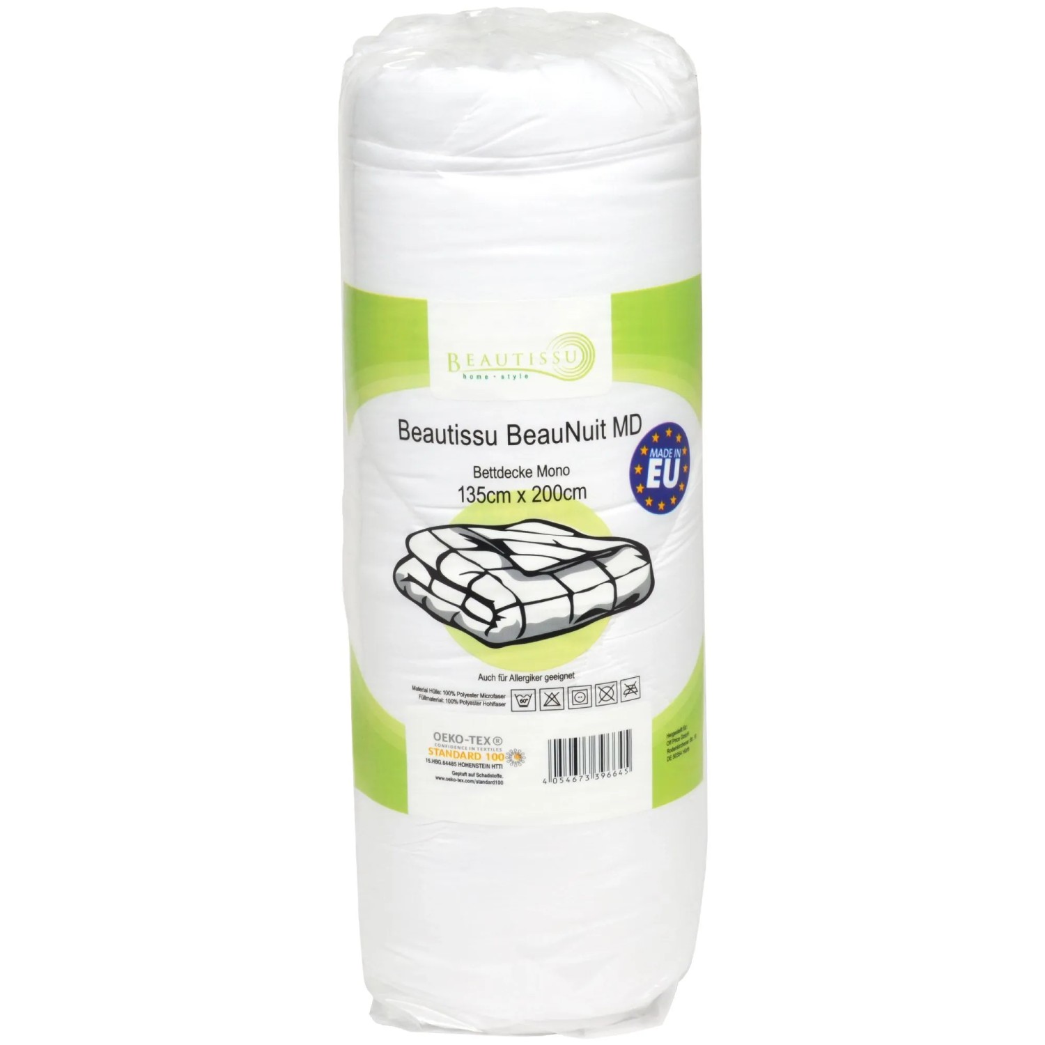 Beautissu Bettdecke & Kissen Set Sommerdecke 155x220 + Kissen 80x80_5