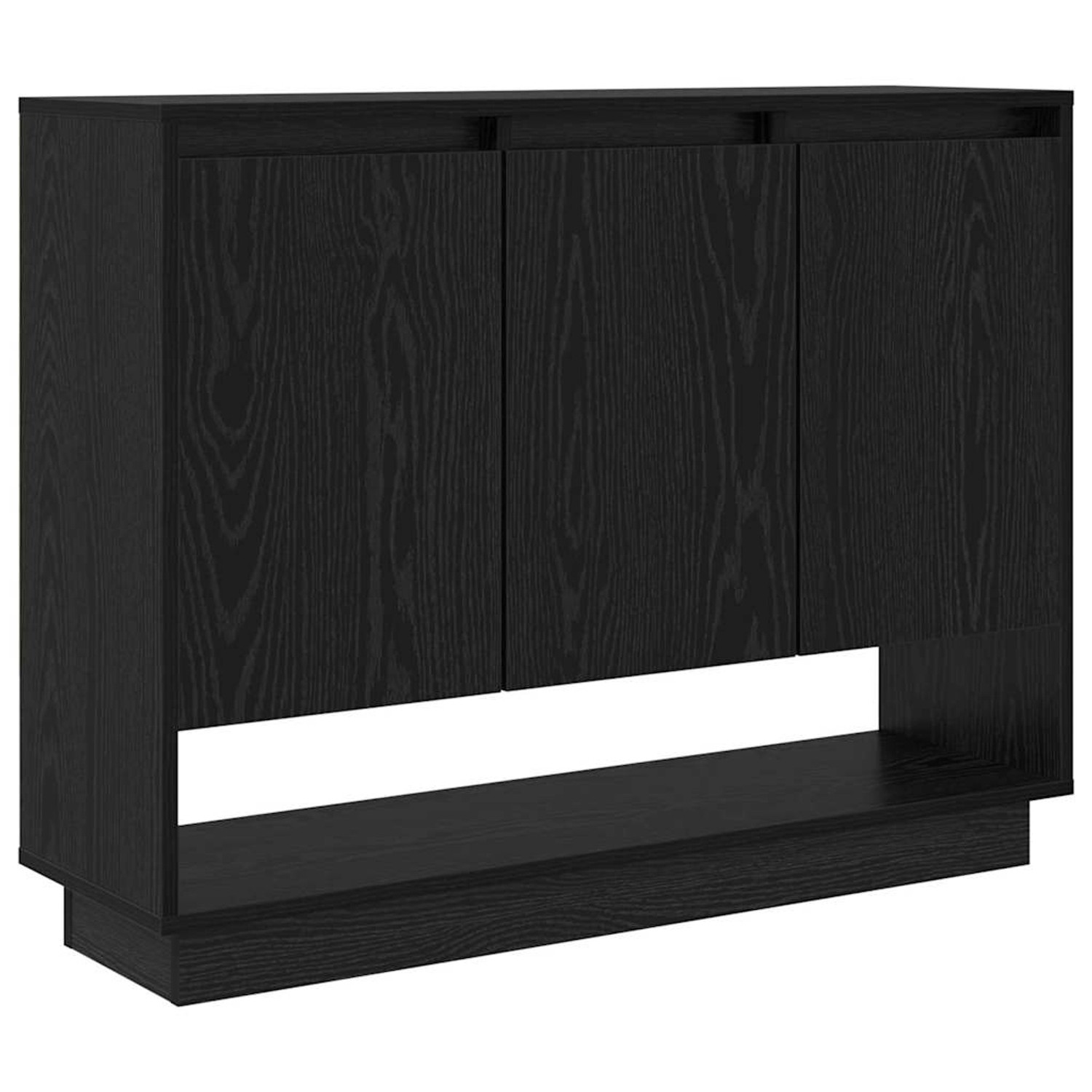 vidaXL Sideboard Schwarz Eichen-Optik 97 x 29 x 75 cm Holzwerkstoff 875224 günstig online kaufen