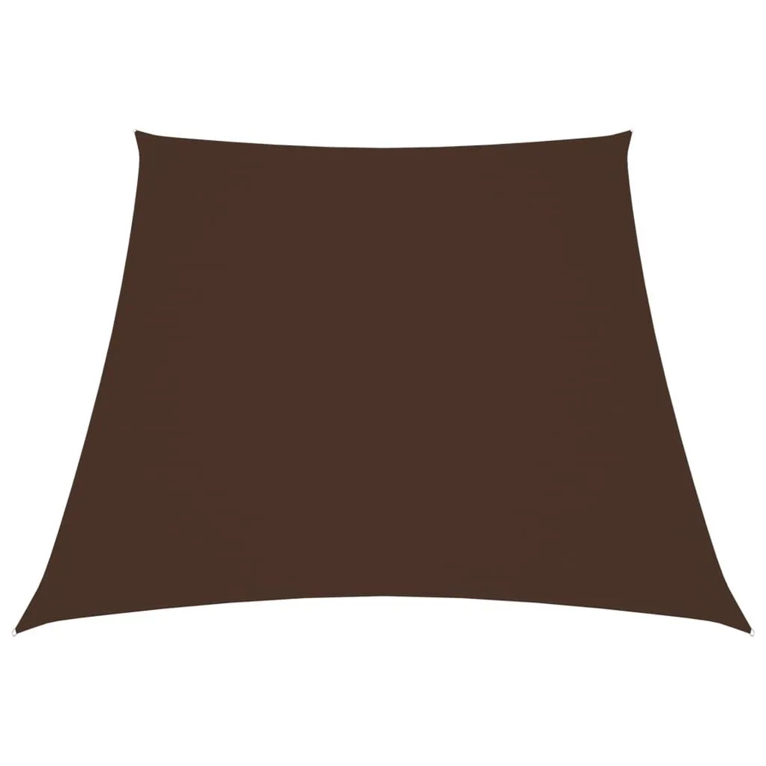 Furnicato Sonnensegel Oxford-gewebe Trapezförmig 2 4x3 M Braun