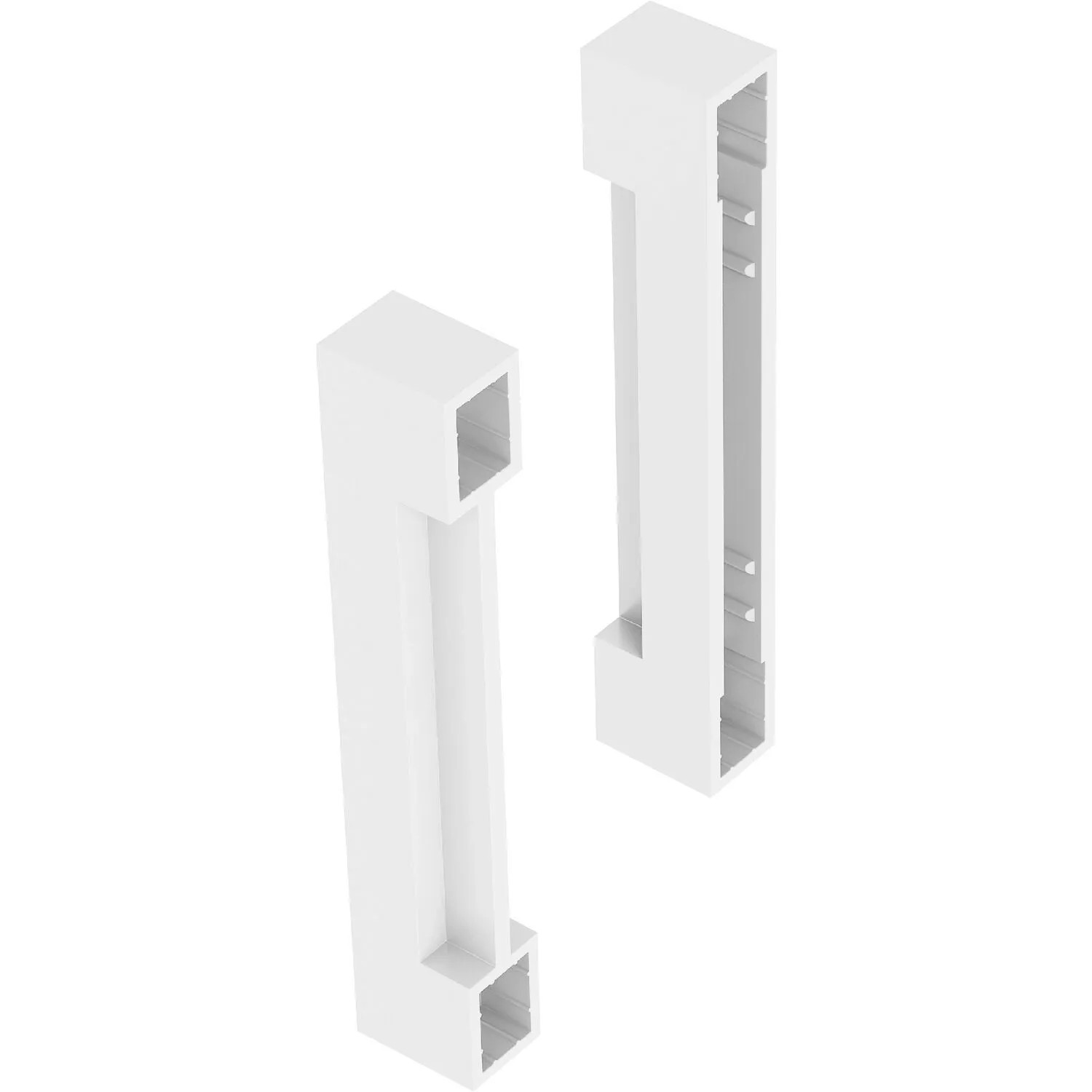 Blum Doppelrelinghalter Ambia-Line für Legrabox Höhe C Seidenweiß