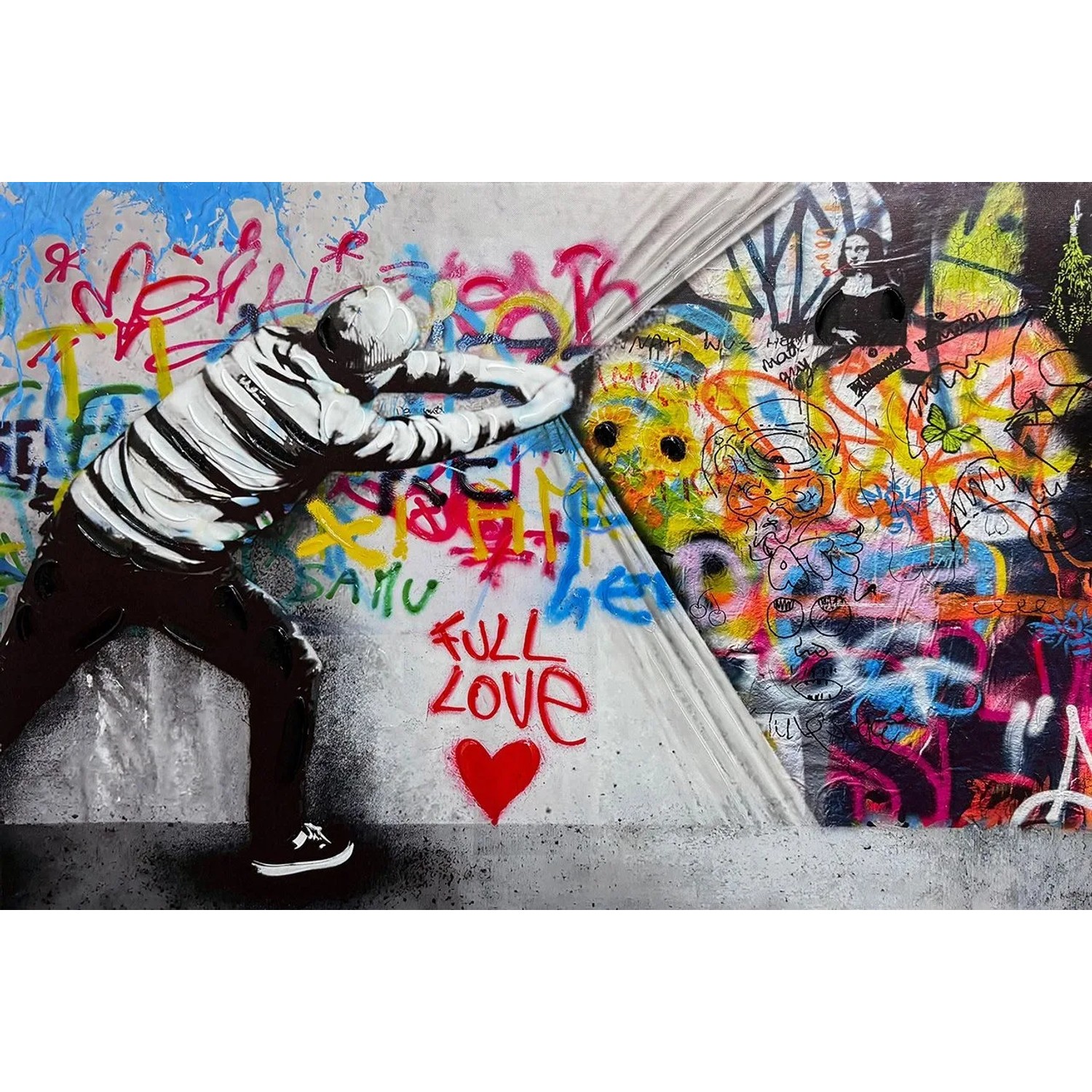Art Universe Leinwandbild Pulling! 60 x 90 cm