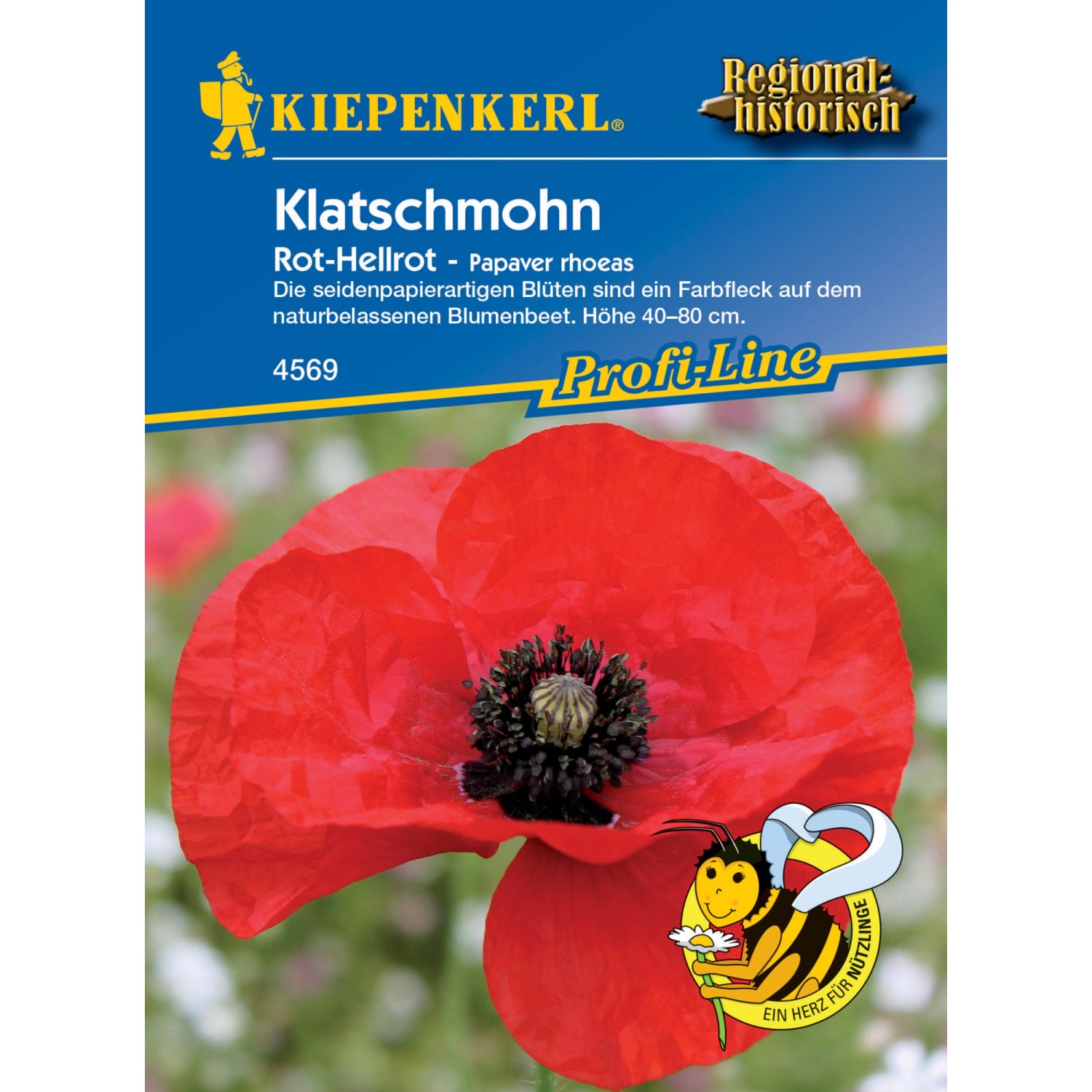 Kiepenkerl Profi-Line Mohn Roter Klatschmohn Papaver rhoeas