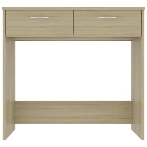 vidaXL Schreibtisch Sonoma-Eiche 80x40x75 cm Holzwerkstoff 801358