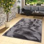 Anthrazitfarbener Fellteppich (160x230cm) von Pergamon, superweich und luxuriös.