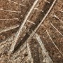 Kobolo Dekostein BUTTERFLY aus Naturstein, Detailaufnahme der Schmetterlingsgravur.