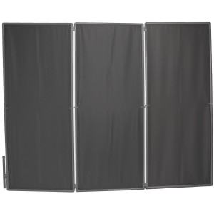 Peddy Shield Paravent, 3-teilig, anthrazit. Sichtschutz für Terrasse & Garten.