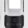 Detailansicht: Weißer Midea Turmventilator mit Display und Bedienelementen.