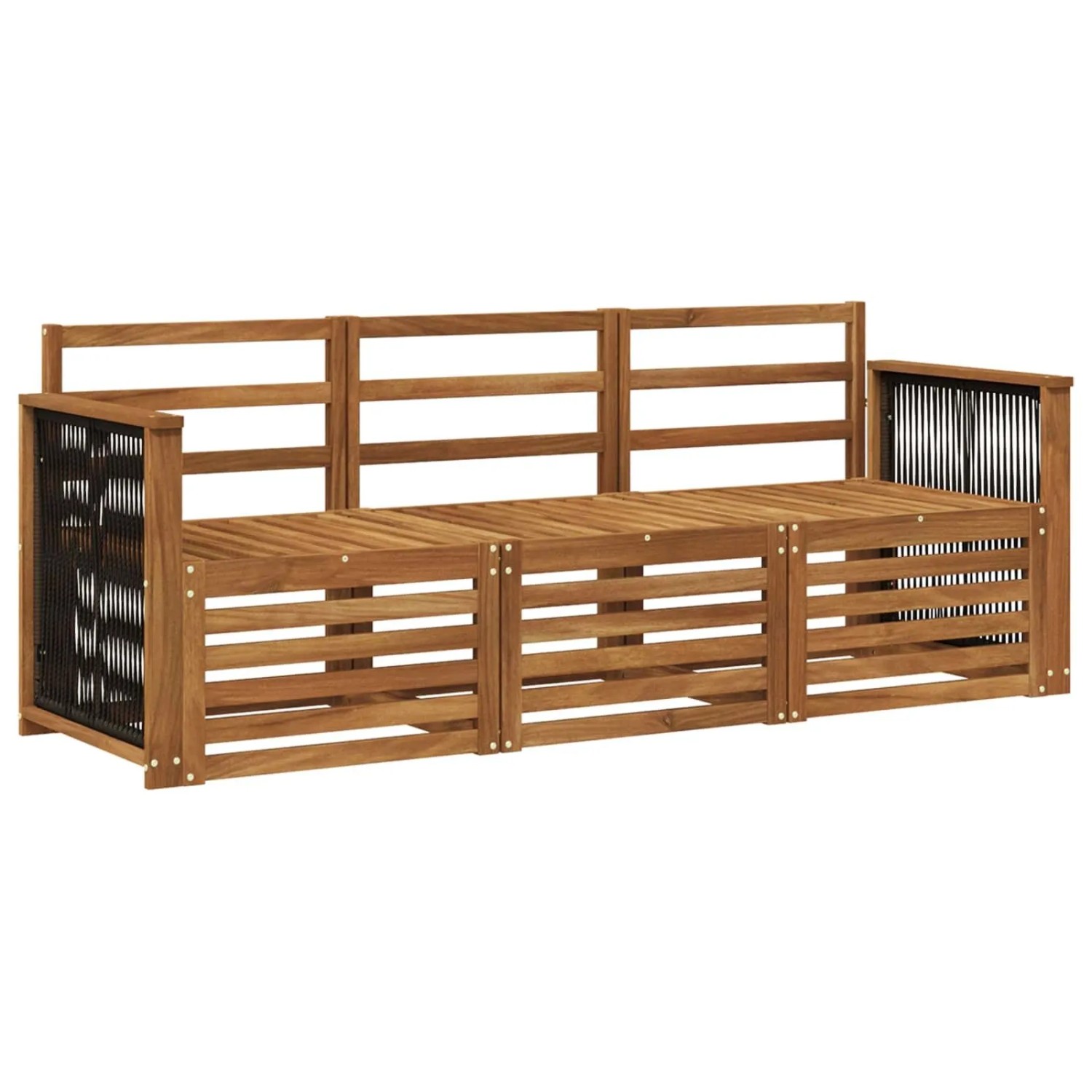 vidaXL Sofagarnituren 3 Stk Massivholz Akazie 3383960