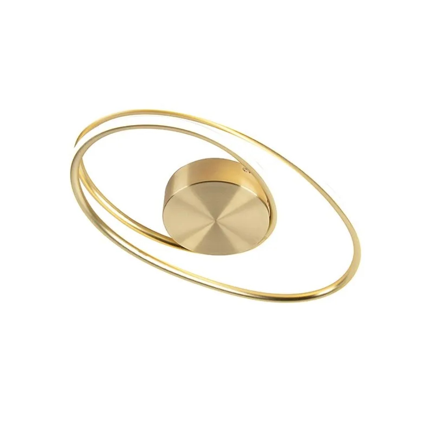 QAZQA Design Deckenleuchte Gold inkl  LED 3 Stufen Dimmbar Rowan