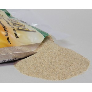 JBL TerraSand Natur-Gelb, 7,5 kg, für Wüstenterrarien. Natürlicher, staubfreier Terrarium-Bodengrund.