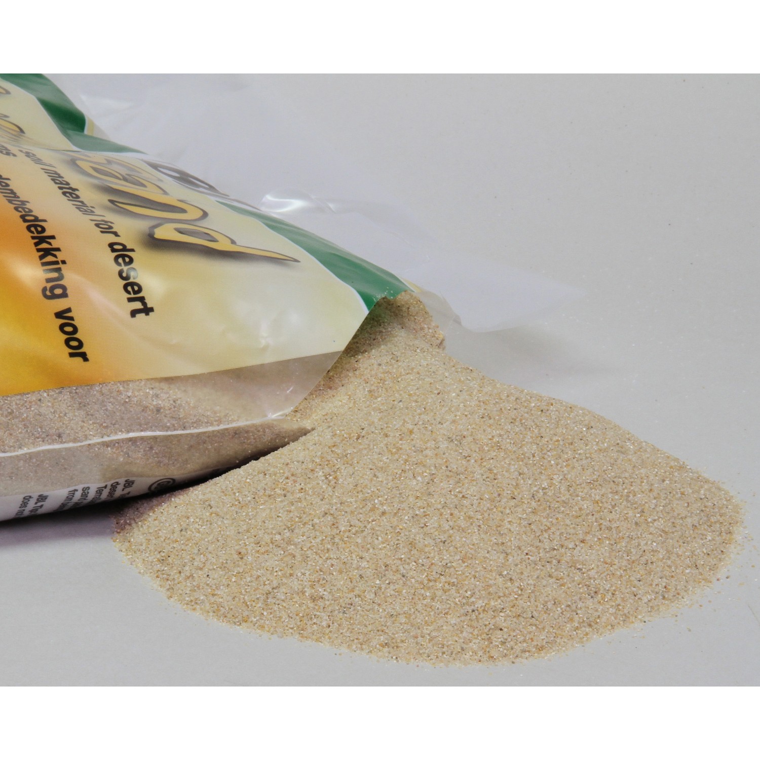 JBL TerraSand Natur-Gelb, 7,5 kg, für Wüstenterrarien. Natürlicher, staubfreier Terrarium-Bodengrund.