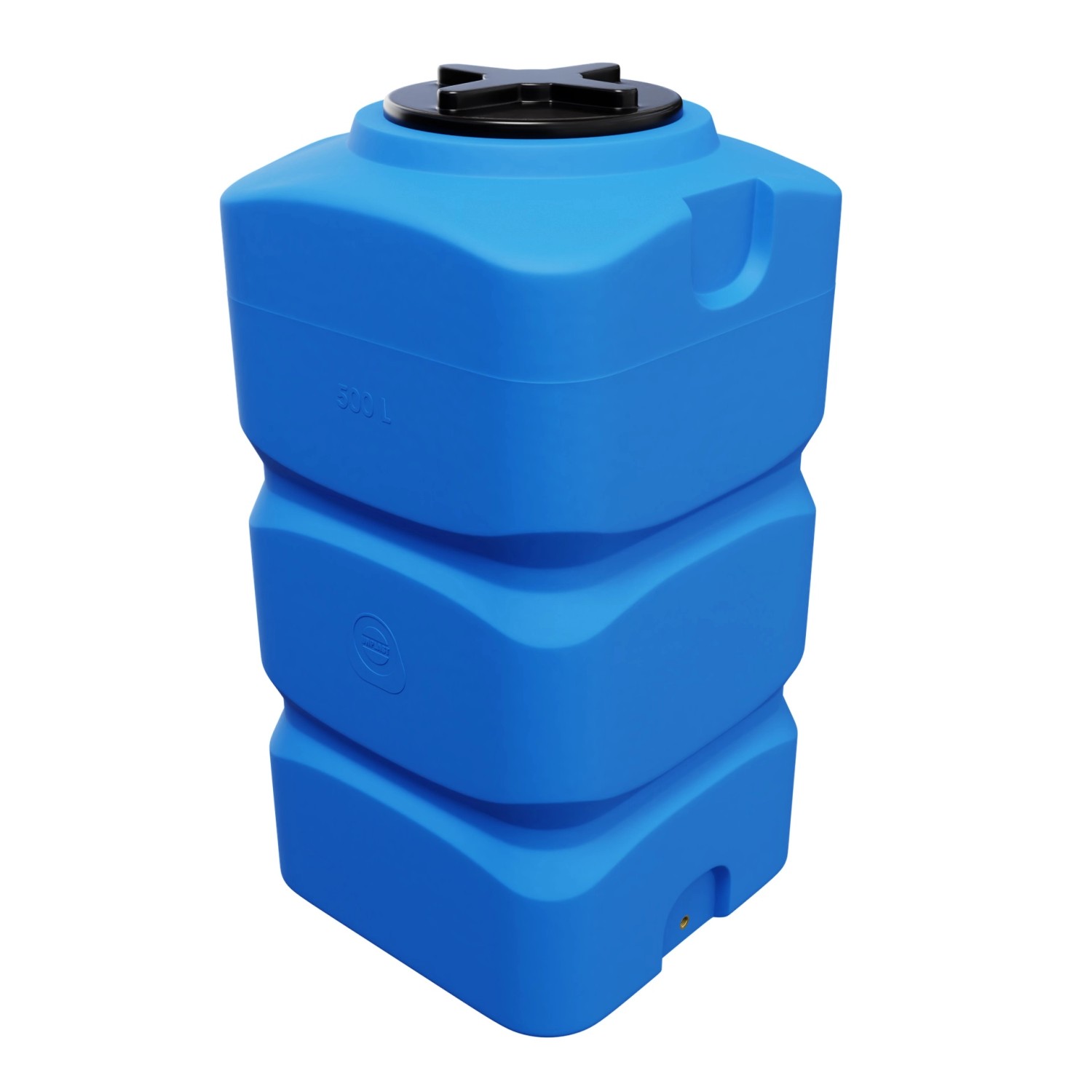 KMND 500L Quadratisch Trinkwasser Wassertank Blau