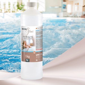 Bayzid Spa Chlor Flüssig, 6 x 1kg für Whirlpools und Planschbecken.