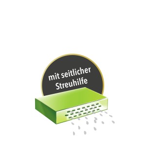 Symbolbild: Compo Saat® Trocken-Rasen mit seitlicher Streuhilfe für Rasensamen.