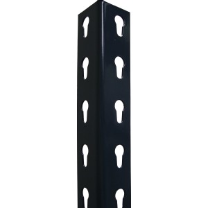 Winkelprofil (248 cm) für Regale, Baukasten-Stecksystem mit Lochmuster.