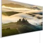 Könighaus Infrarotheizung mit Toscana-Motiv, 60x120 cm, elektrische Heizung mit Landschaftsbild.