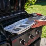 Char-Broil Gas2Coal Hybridgrill mit Kohleschale für Holzkohlebetrieb. Gasgrill mit 3 Brennern.