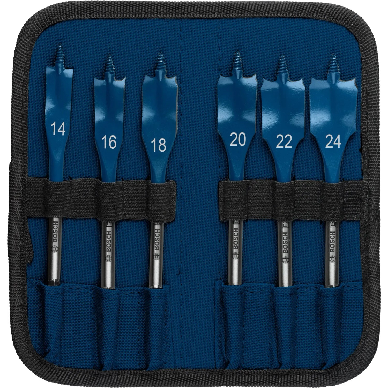 Easy Work Flachfräsbohrer-Set 6-teilig – Größen 10-25 Mm, Aus Gehärtetem Werkzeugstahl