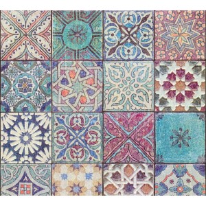 A.S. Creation Vliestapete Neue Bude 2.0 mit Fliesenmuster in Multicolor.