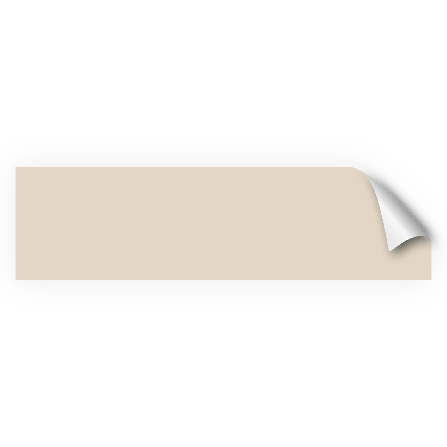 Myspotti Küchenrückwandfolie in Perlweiß, selbstklebend, 220x60 cm.