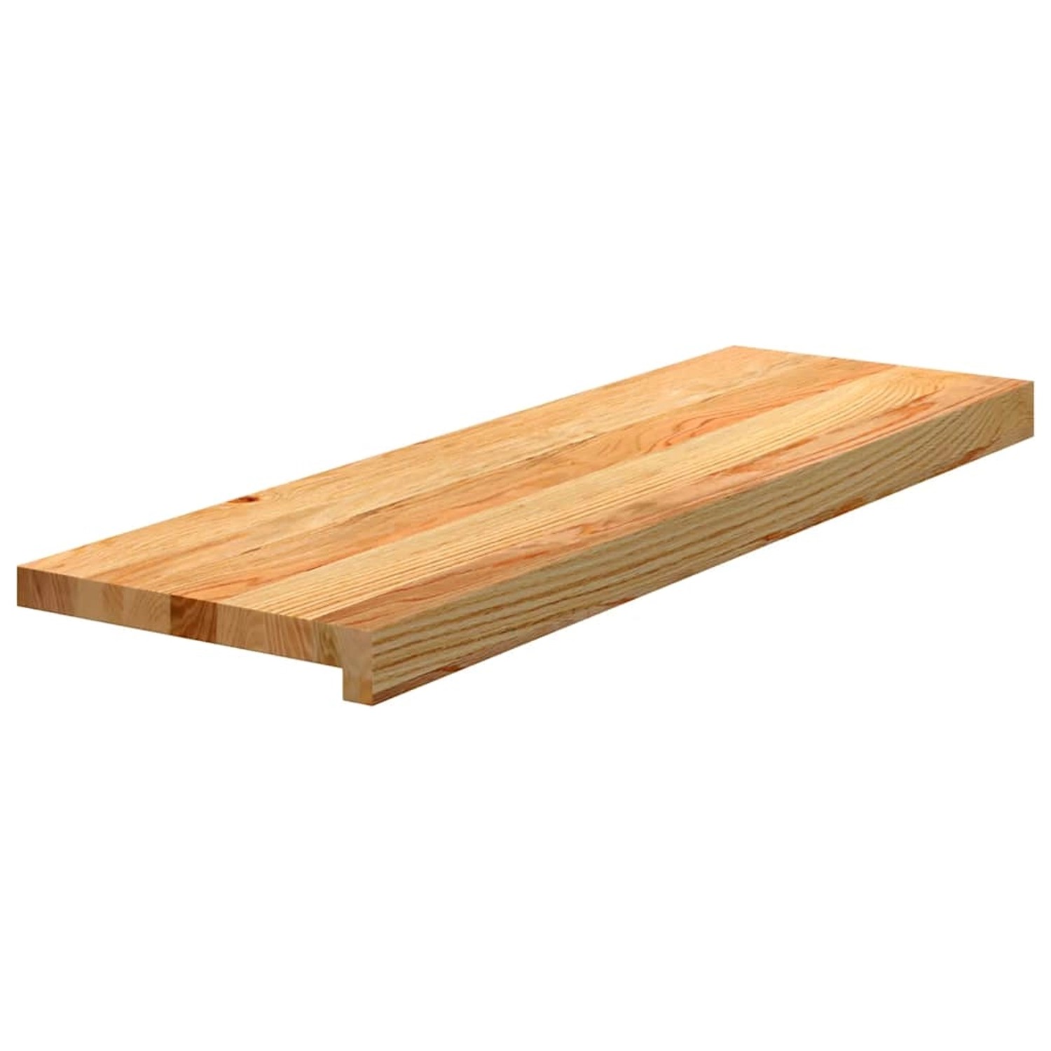 vidaXL Treppenstufen 8 Stk Hellbraun 80x30x2 cm Massivholz Eiche 3282972 günstig online kaufen