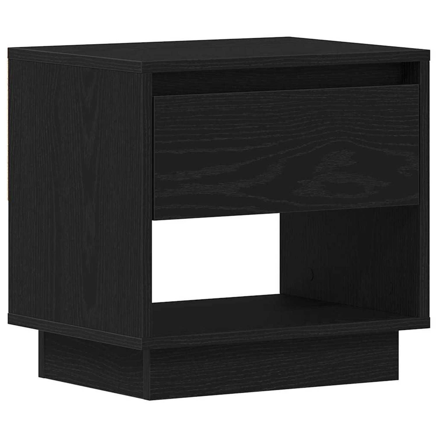 vidaXL Nachttisch Schwarze Eiche 45 x 34 x 44 cm Holzwerkstoff 863337 günstig online kaufen