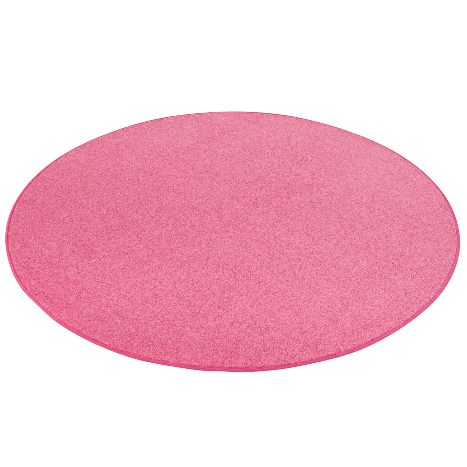 Snapstyle Trend Velours Teppich Joy Rosa 100cm Rund günstig online kaufen