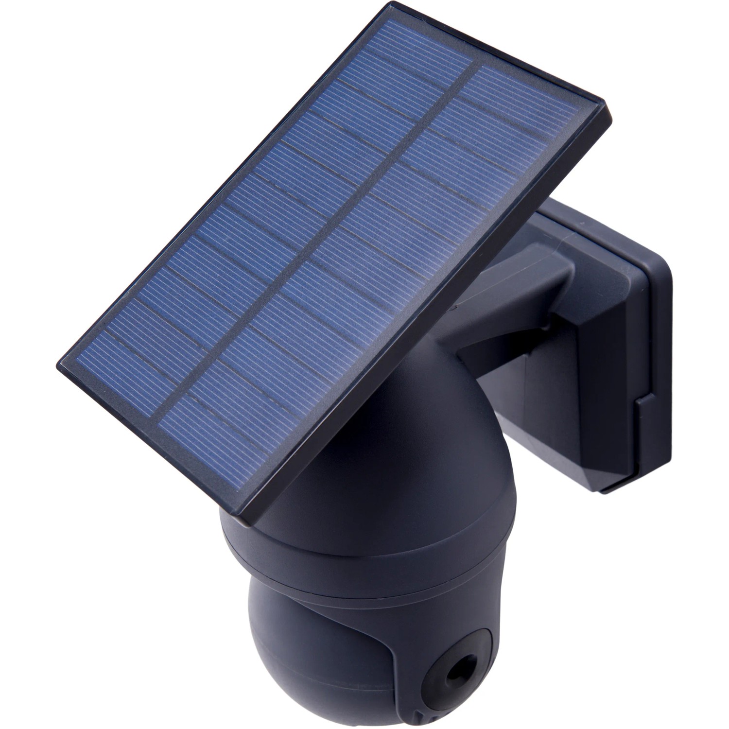 Näve LED Solar-Wandleuchte Moho mit Bewegungsmelder und Kamera-Attrappe.