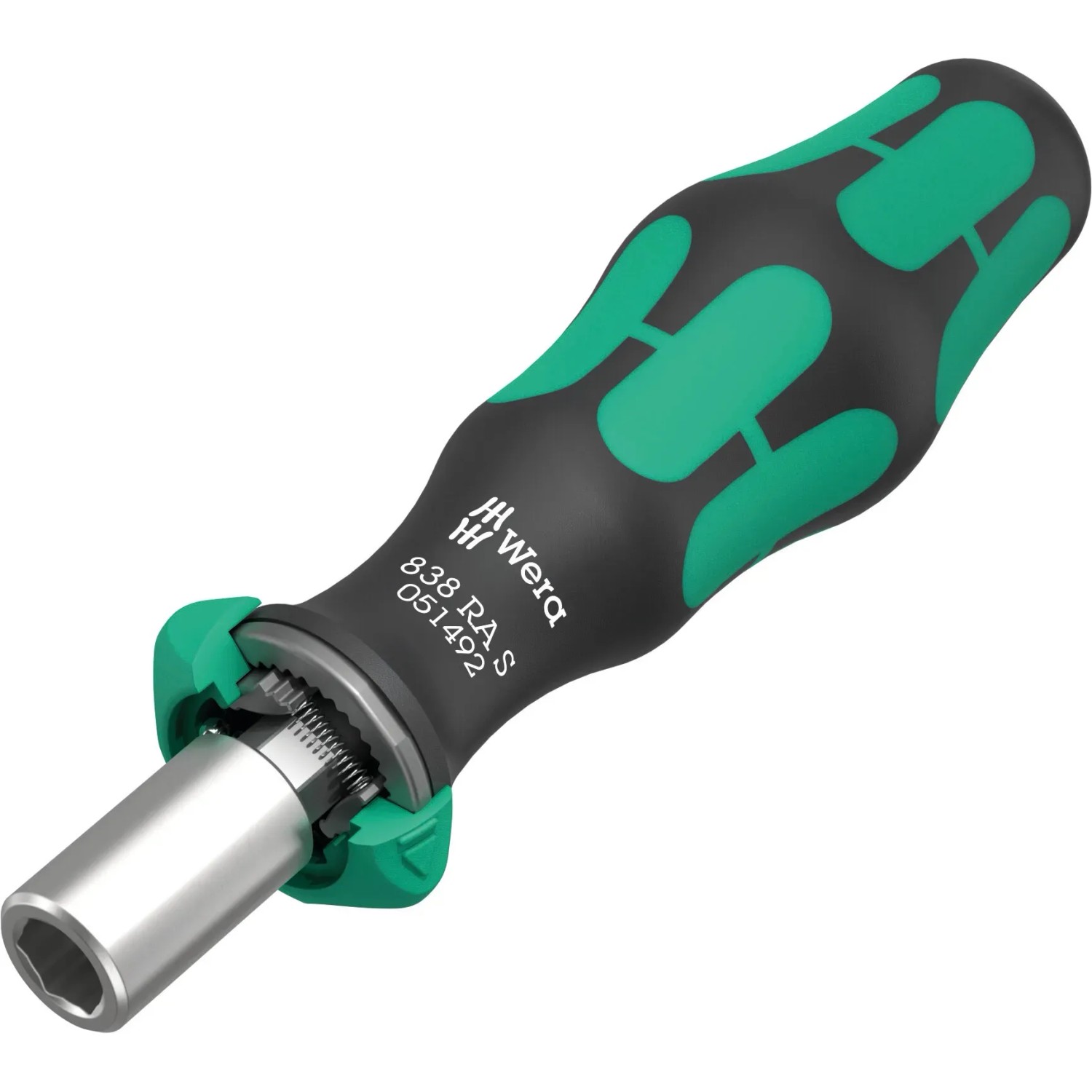 Wera Bits-Handhalter mit Ratschenfunktion 1/4", 838 RA S