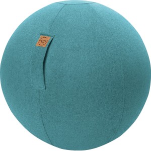 Aquamarin-farbener Sitting Ball Hocker Felt 150 l, ein bequemer Sitzsack für Jugend und Erwachsene.