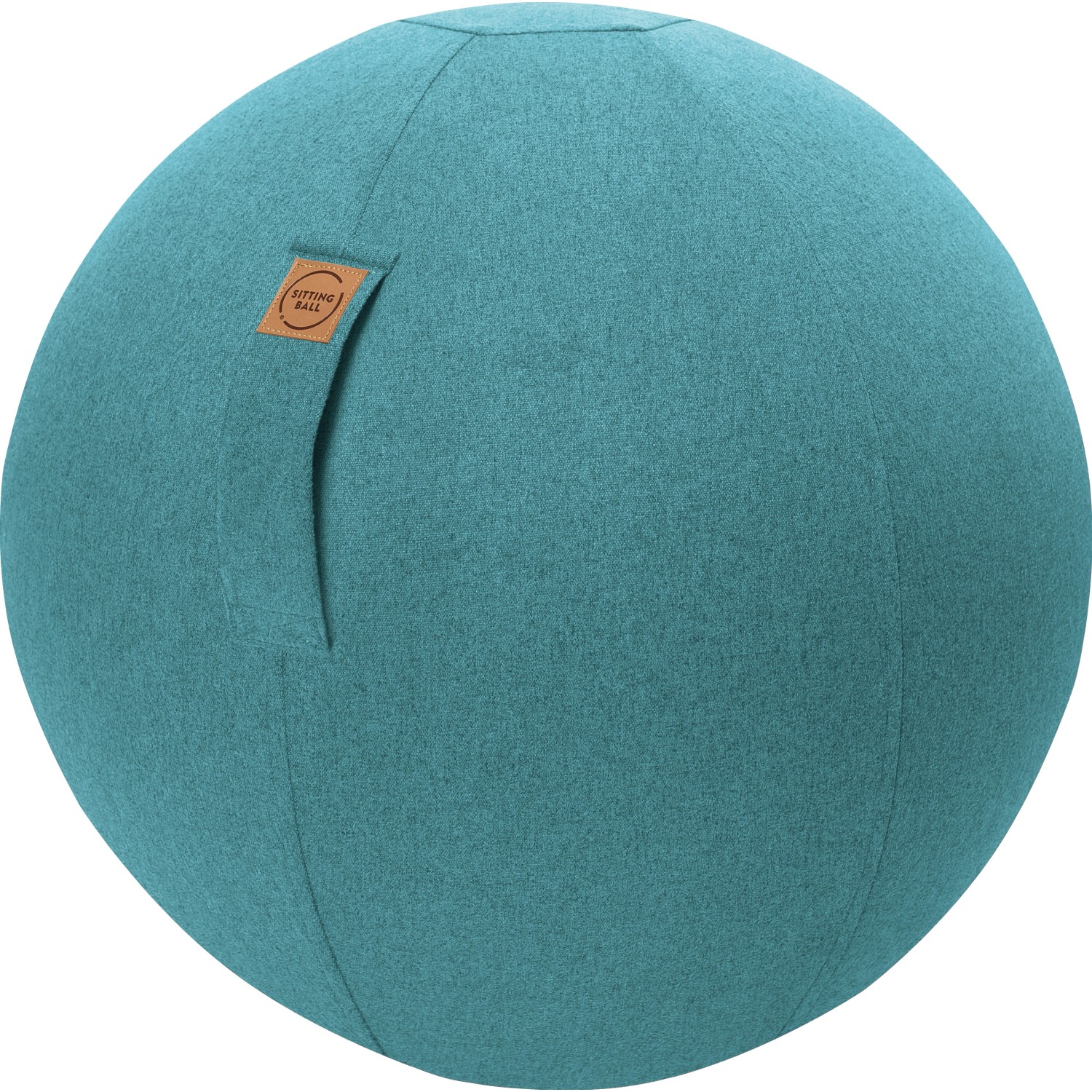 Sitting Ball Sitzball Felt Aquamarin