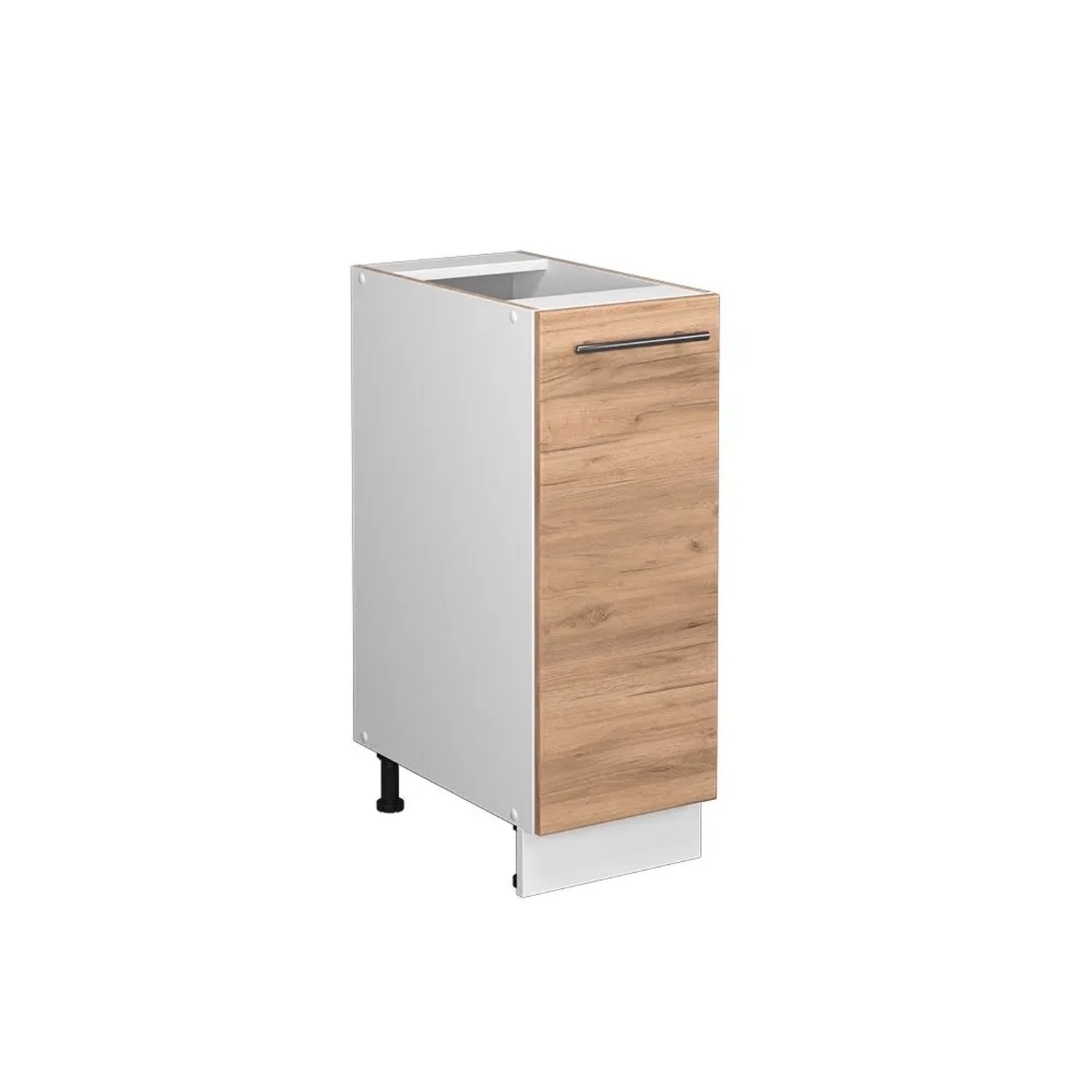 Vicco Apothekerschrank Fame-Line Goldkraft Eiche Weiß 30 cm ohne Arbeitsplatte