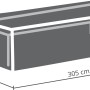 Perel Schutzhülle für Gartentische bis 300cm, 75x110x305cm, zum Schutz vor Wettereinflüssen.
