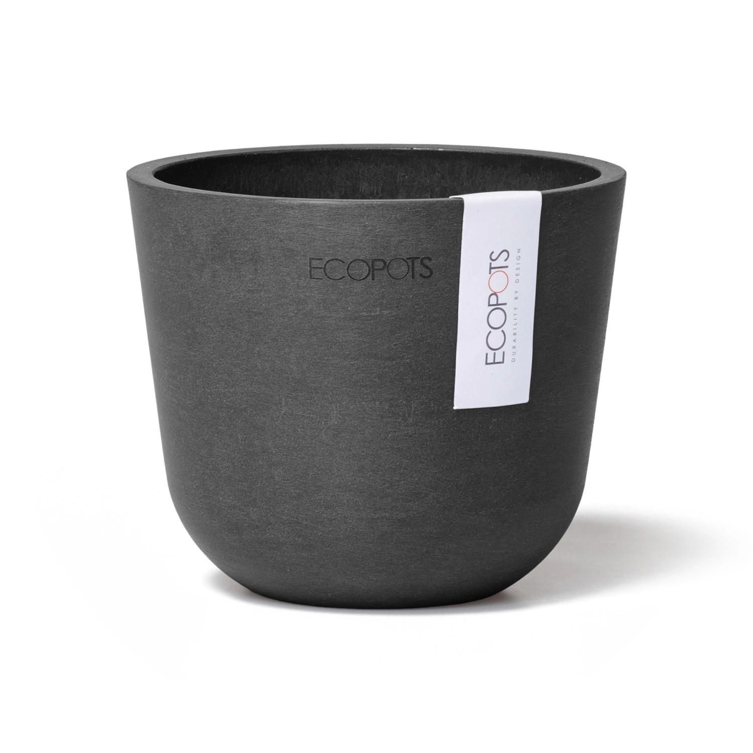 Ecopots Pflanztopf Oslo Mini Dunkelgrau 11,5 cm x 10 cm günstig online kaufen