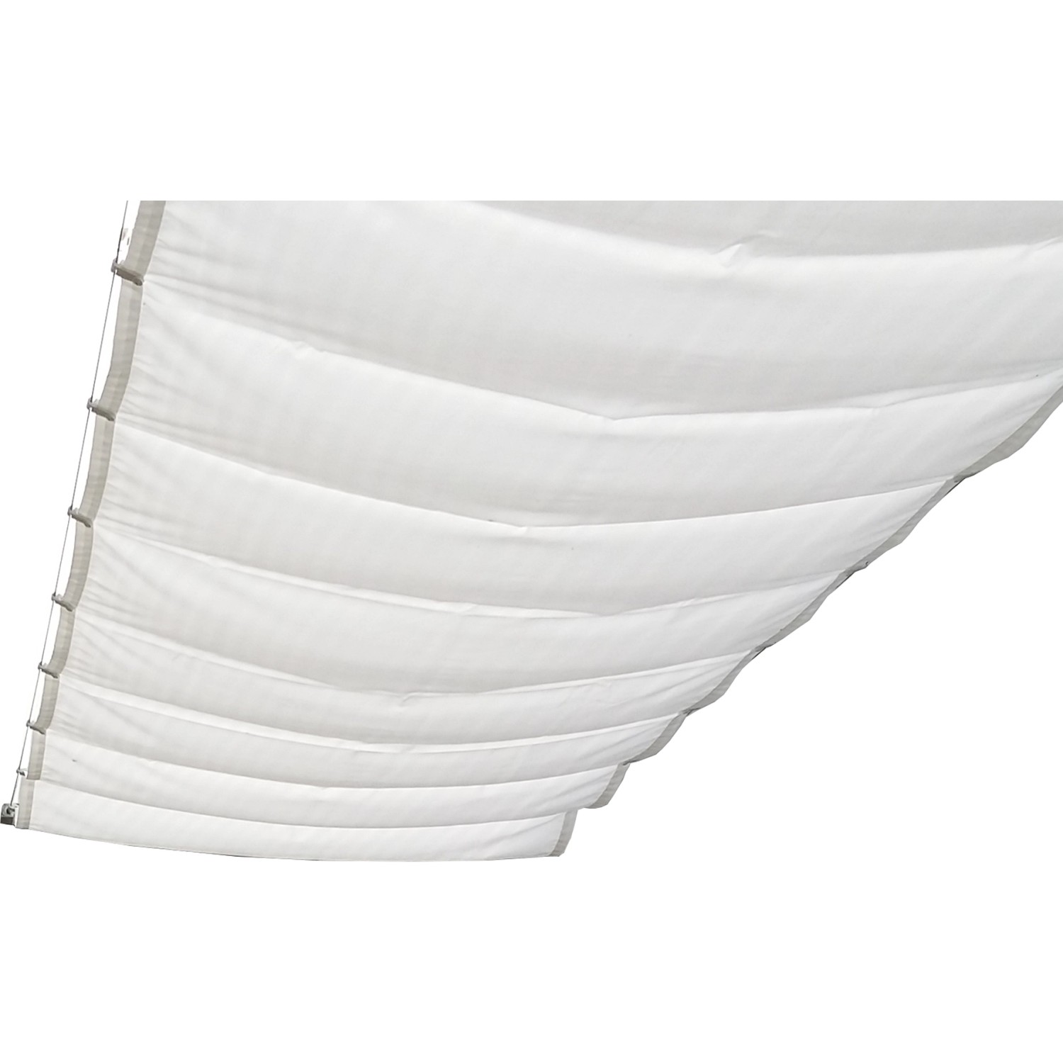 Peddy Shield Balkonbausatz inkl. Sonnensegel 270 cm x 140 cm Silbergrau