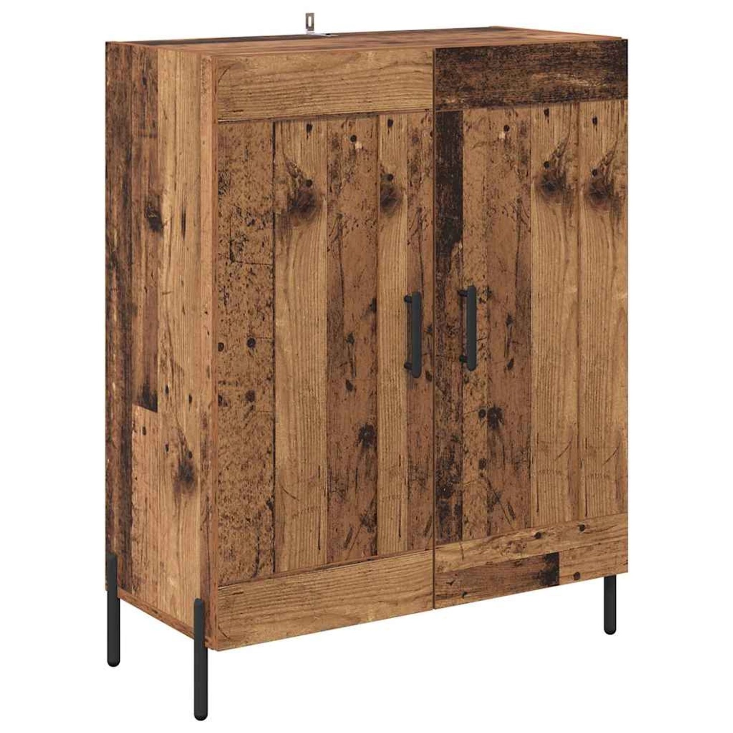 vidaXL Sideboard Altholz 69,5 x 34 x 90 cm Verbundholz und Eisen 881603 günstig online kaufen