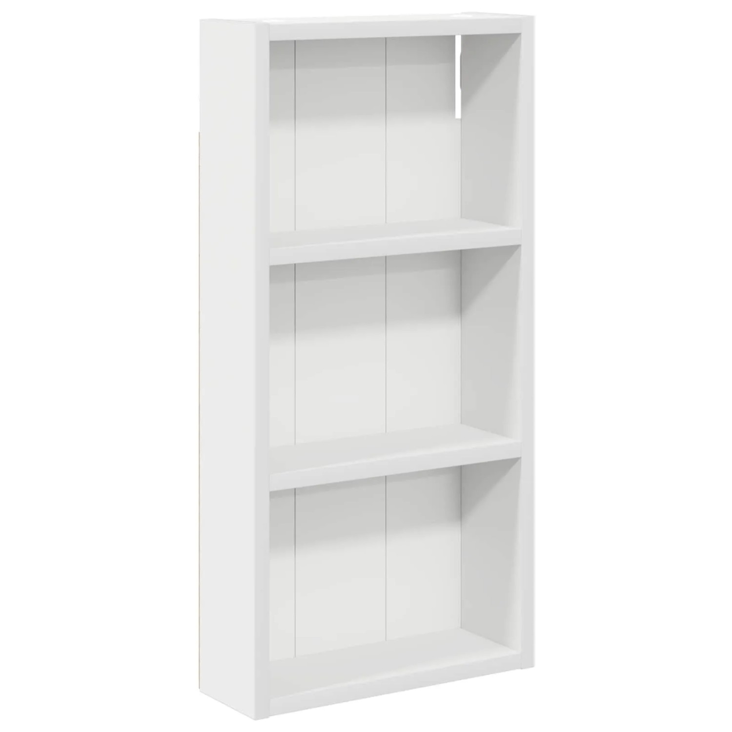 vidaXL Badezimmer-Wandschrank Weiß 30 x 10 x 60,5 cm Holzwerkstoff 889319