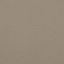 Taupefarbenes Oxford-Gewebe, Nahaufnahme der strapazierfähigen Textur für Hochlehner-Auflagen und Gartenstuhlauflagen.