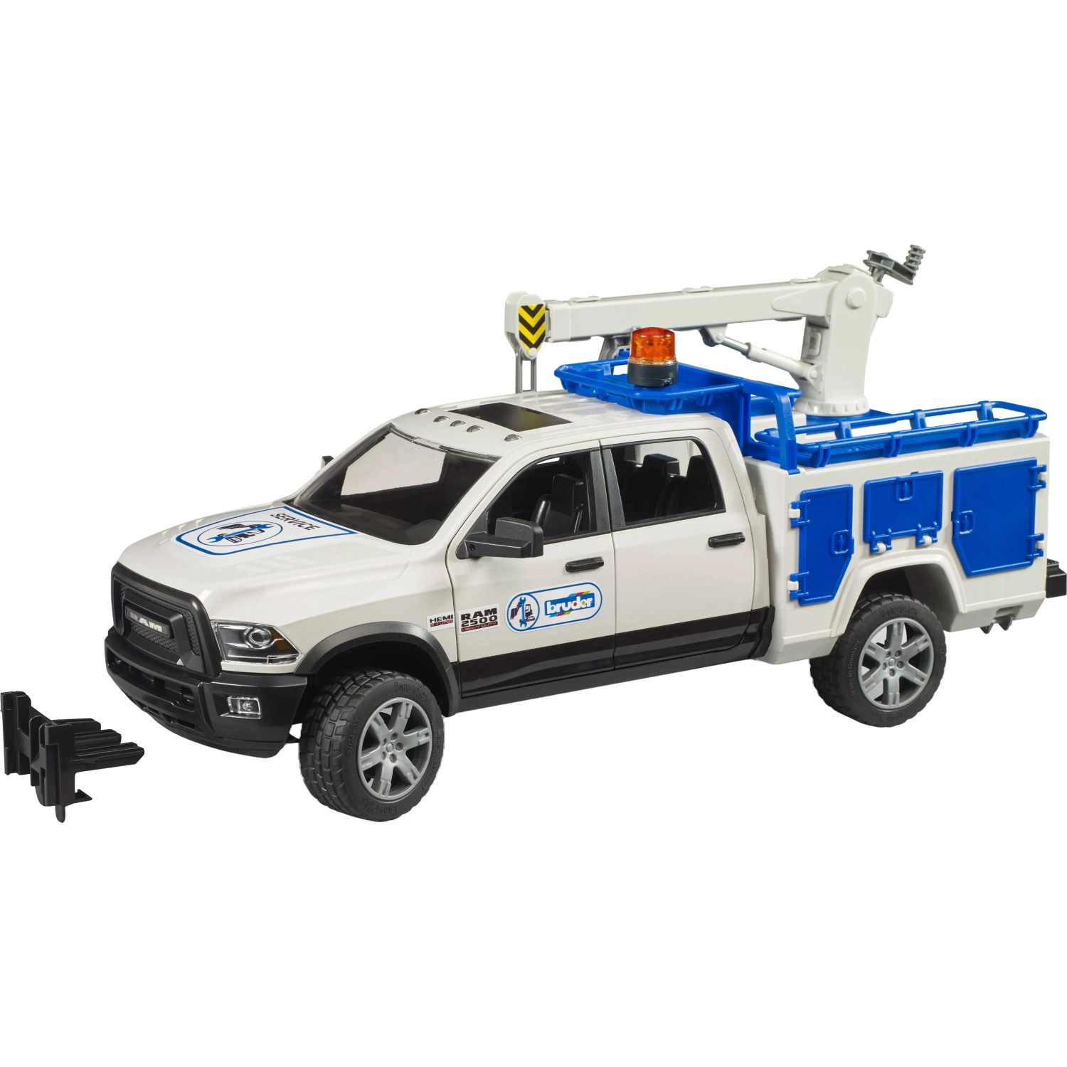 Bruder Spielzeug RAM 2500 Service Truck mit Rundumleuchte