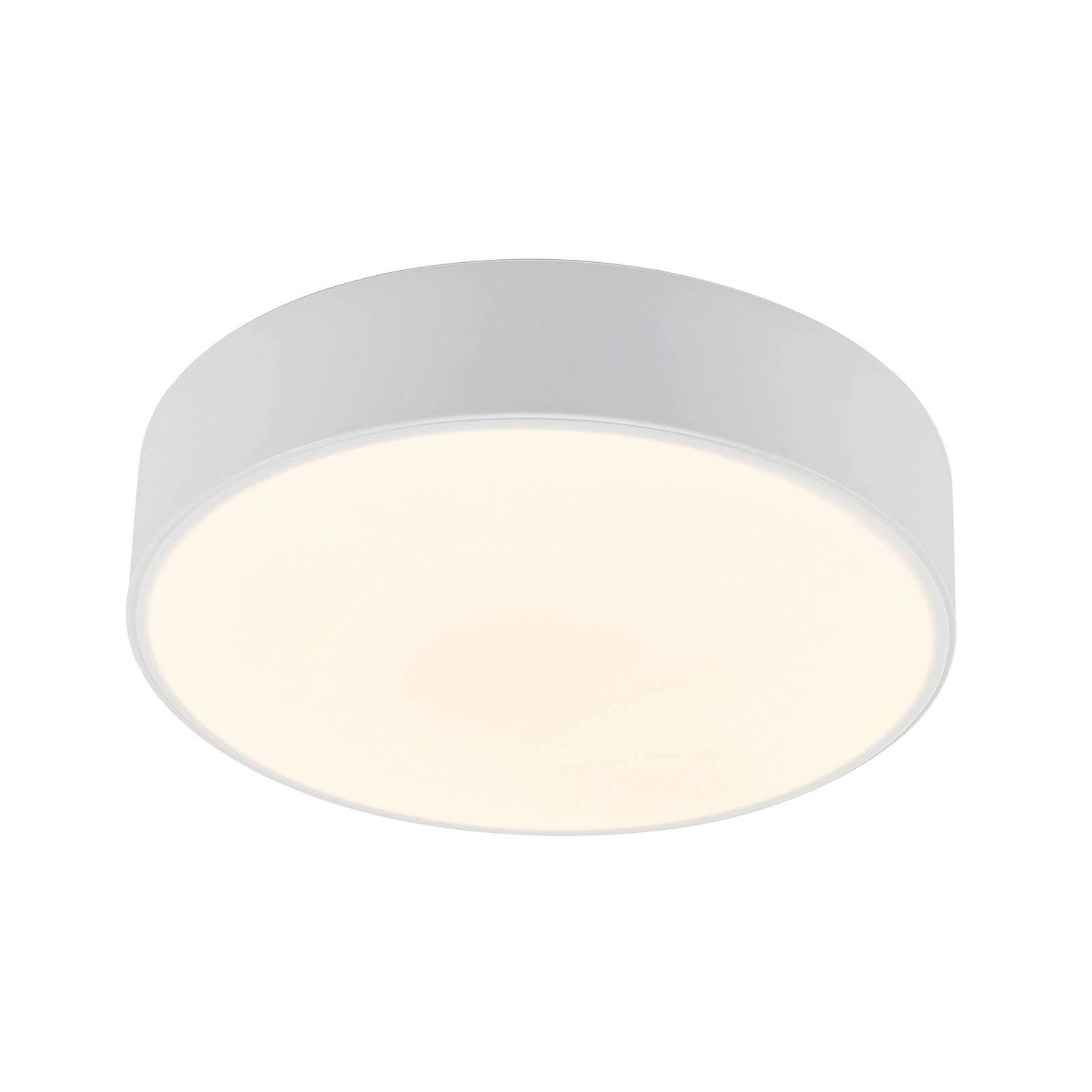 Lindby LED Deckenleuchte Simera 9639303 Dimmbar Modern in Weiß 1-flammig Wohnzimmerleuchte