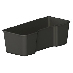 Rotho Korb Evo, anthrazit, für 65L Boxen zur Aufbewahrung und Organisation.