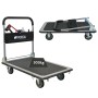 PROREGAL Transportwagen BIG RHINO 300, klappbar, mit Werkzeugtasche und Sicherungsösen. Traglast 300kg.