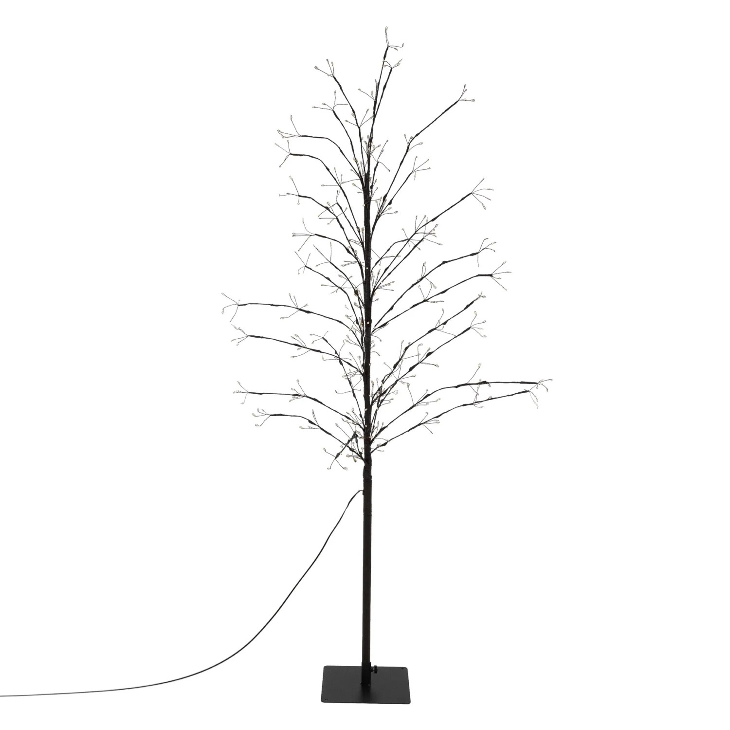 ECD Germany LED-Baum 150 cm mit 360 Warmweißen LEDs Lichterbaum mit Timer