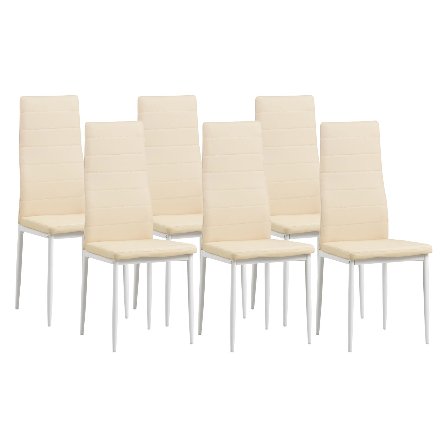 Albatros Esszimmerstühle MILANO 6er Set Beige günstig online kaufen